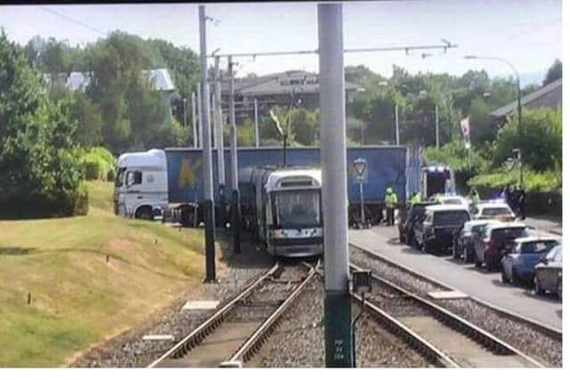 Tram collision at Phoenix Park in August