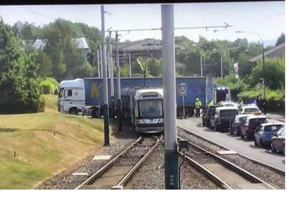 Tram collision at Phoenix Park in August