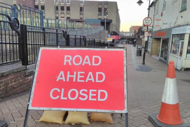 Scaffolding is set to be installed around the outside of Mansfield's Walkden Street multi-storey car park