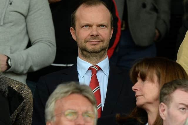 Manchester United's chief executive Ed Woodward, who has denied rumours that the club is on the verge of being put up for sale.