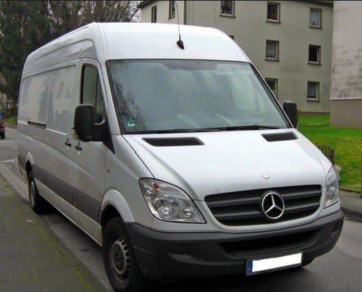 Mercedes sprinter van.