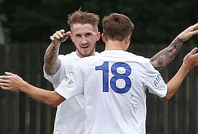 Julian Topliss came to Clipstones rescue with a late equaliser. I(PHOTO BY: Mark Fear)