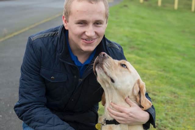 Nathan with Hudson