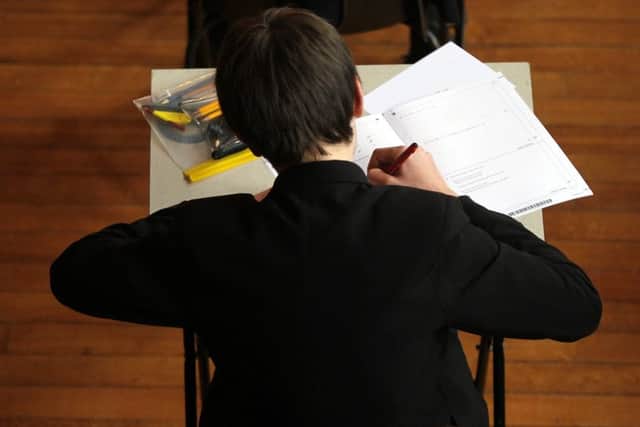 More than 2,500 students will have to resit their GCSE English and maths exams. Photo: PA/David Davies