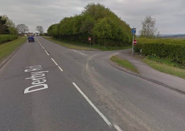 The junction of the A611 Derby Road and Balls Lane, Kirkby. Picture: Google Earth.