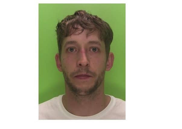 Sean Rigley, 31, was jailed for 27 months for sexually abusing a boy under the age of 10. Photo: Nottinghamshire Police.