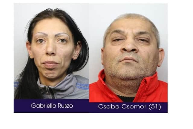 Gabriella Ruszo and Csaba Csomor