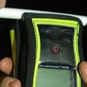 Drink-driving breathalyser.