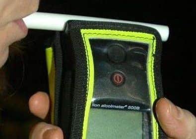Drink-driving breathalyser.