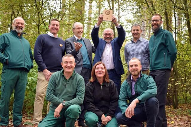The presentation of the 10 years of The Wildlife Trusts biodiversity benchmark accreditation was held in Sherwood Forest.