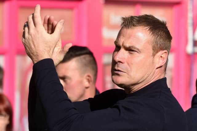 Mansfield's manager David Flitcroft