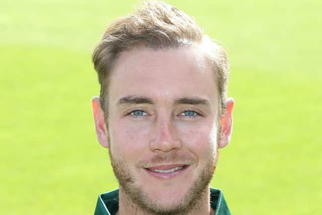 Stuart Broad, who has been praised for his attitude after being left out of the England team. (PHOTO BY: Mark Fear Photography)