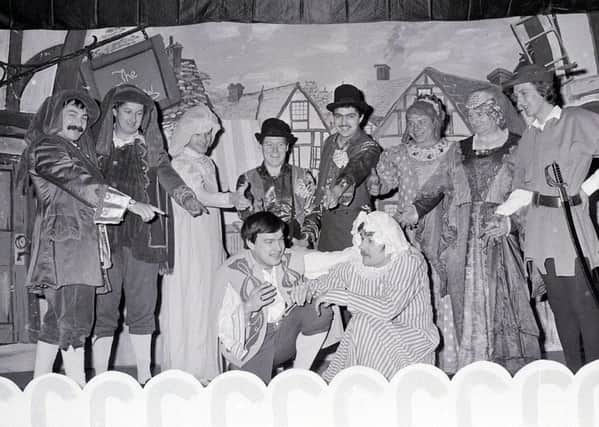 1982: A fabulous nostalgic shot featuring Mansfield Fire Stations panto. Did you go to this or were you in it?