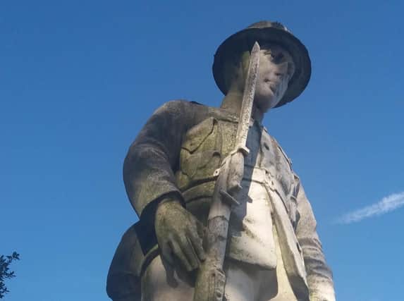 Sutton's 'dirty war memorial'