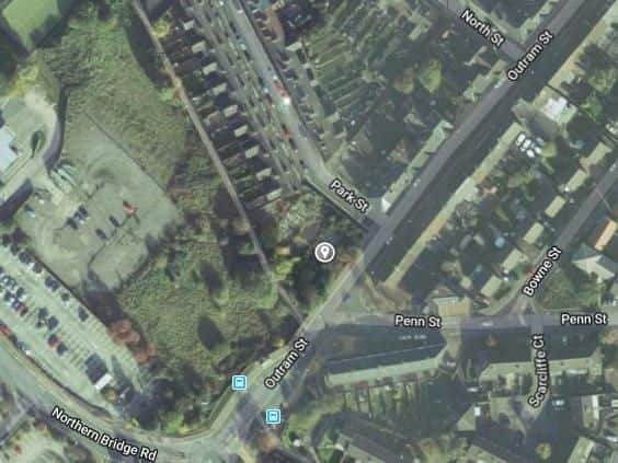 The land is at the junction of Outram Street and Park Street, picture courtesy of Google