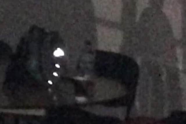 Can you see the baby's face in this image?