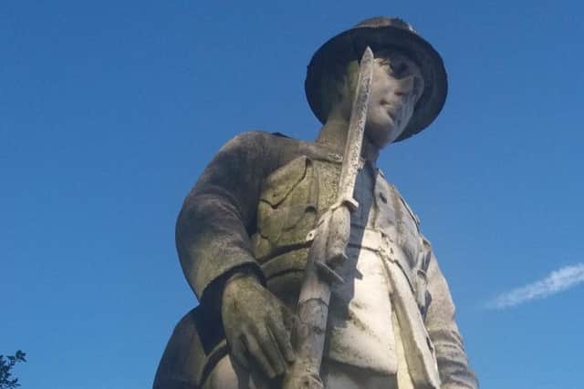 Sutton's 'dirty' cenotaph.