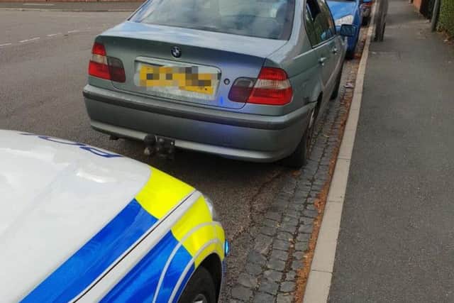 Derbyshire Roads Policing Unit stop driver in Long Eaton with six points on provisional license. Picture courtesy of Derbyshire Roads Policing Unit