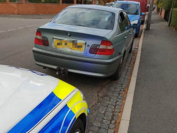 Derbyshire Roads Policing Unit stop driver in Long Eaton with six points on provisional license. Picture courtesy of Derbyshire Roads Policing Unit