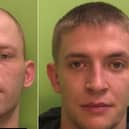 Lee Carnell, left, and Martin Brown are now behind bars for their crimes.