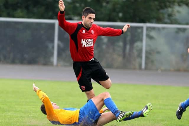 AFC Mansfield's Phil Buxton won a penalty.