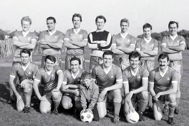 1982: A wonderful nostalgic group shot featuring Mansfield Police Football Club. Do you recognise anyone?