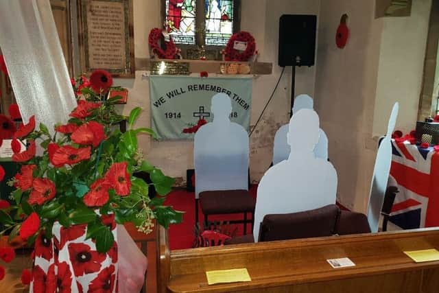 A First World War exhibition and flower festival at All Saints Church, Annesley.