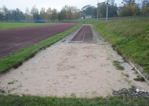 Berry Hill Park Planning rejection.  
The running track  and long jump pit on Berry Hill Park.