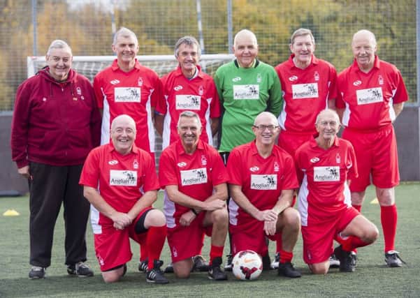 The Mansfield Senior Reds Walking Football Club, has received a Â£300 sponsorship from Anglian Home Improvements to purchase a new team kit for the upcoming season