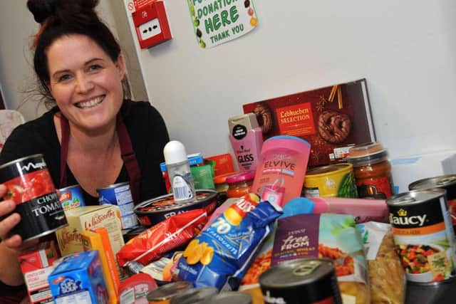 Emma Olden, owner of Selston Sarnis onAlfreton Road, uses her shop as a drop off point for donations.