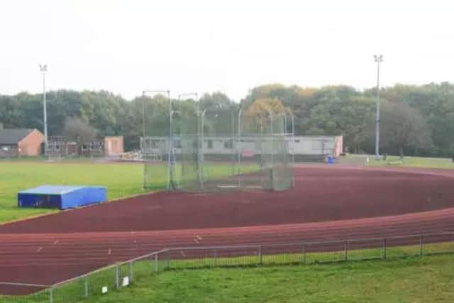 The racetrack at Berry Hill Park