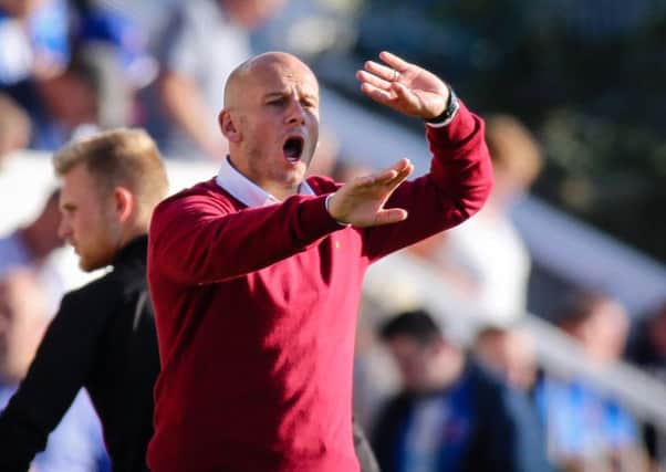 Mansfield Town's Manager Adam Murray - Pic Chris Holloway