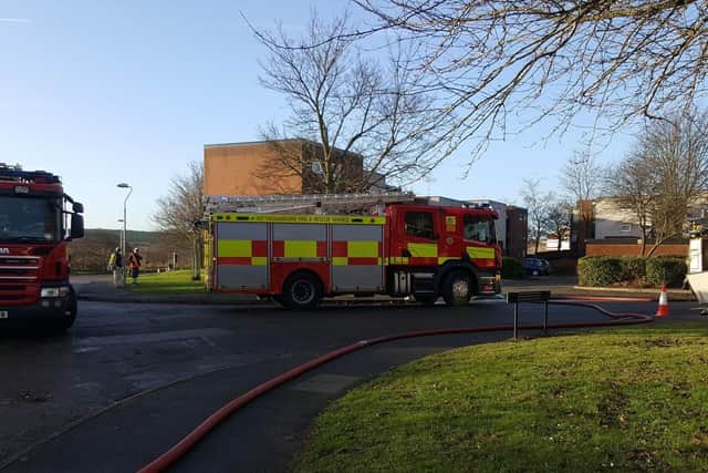 House fire on Ruddington Street.