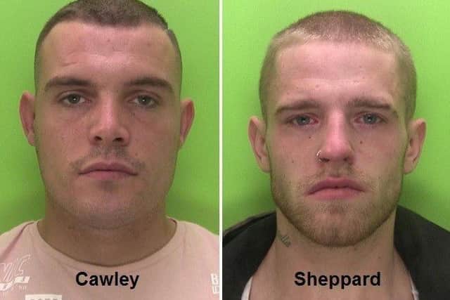 Thomas Cawley, 30, of Turner Lane in Newark, and Tristan Sheppard, 22, of Commercial Gate in Mansfield, have been sentenced to a combined total of 26 years and three months in prison for a violent car jacking in Ollerton.