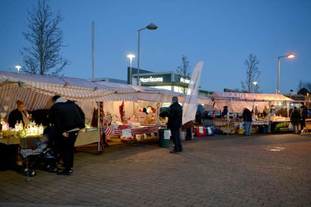 Kirkby In Ashfield Christmas lights switch-on, Christmas market