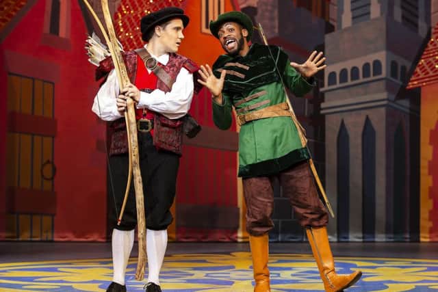 Robin Hood and the Babes in the Wood, Nottingham Playhouse. Photo by Pamela Raith.