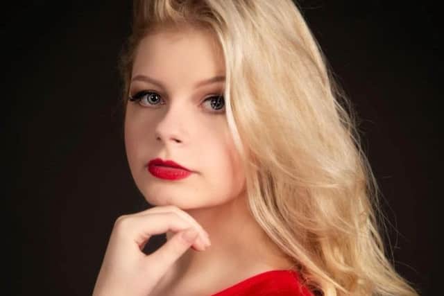 Beth Machin aged 15, has reached the grand final of the Miss Teen Galaxy Beauty Pagent,