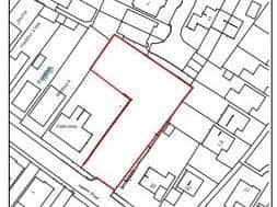 The proposed site, from the planning application