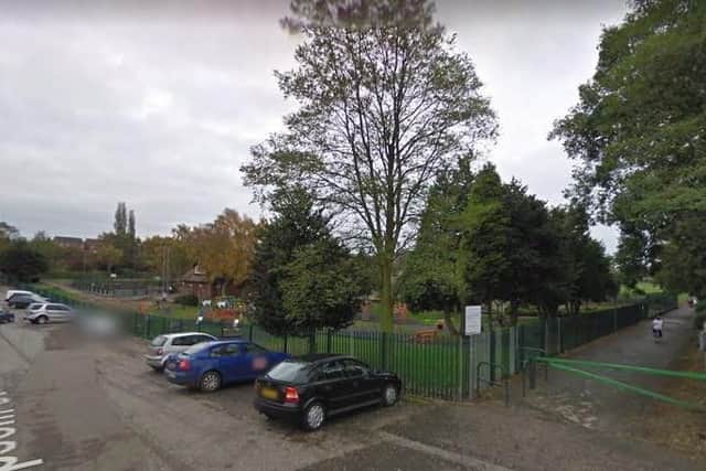 The fire happened on Epsom Street, behind Racecourse Park.