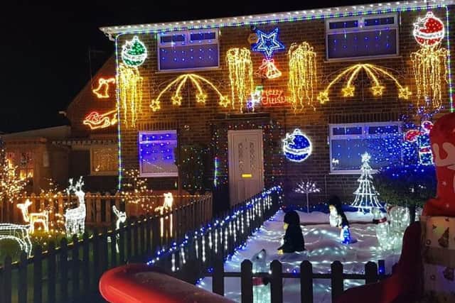 Nuthall Christmas lights. Photo sent in by Adam Butler