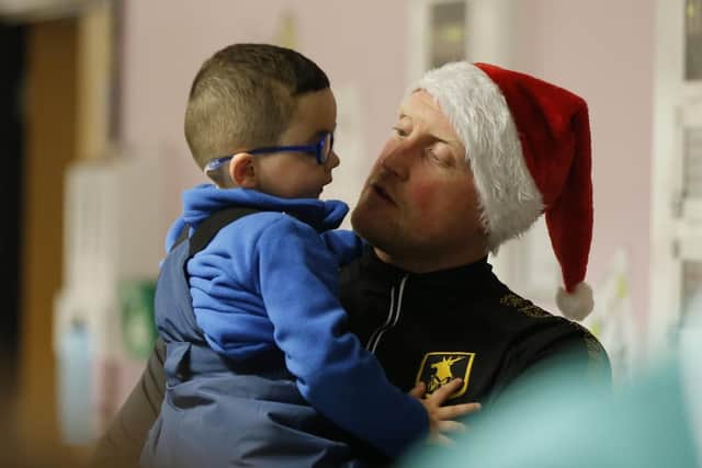 The visit. Photo courtesy of Mansfield Town Football Club.