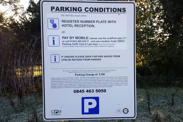 Parking restrictions have been put in place at Carr Bank Park.