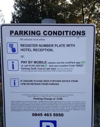 Parking restrictions have been put in place at Carr Bank Park.
