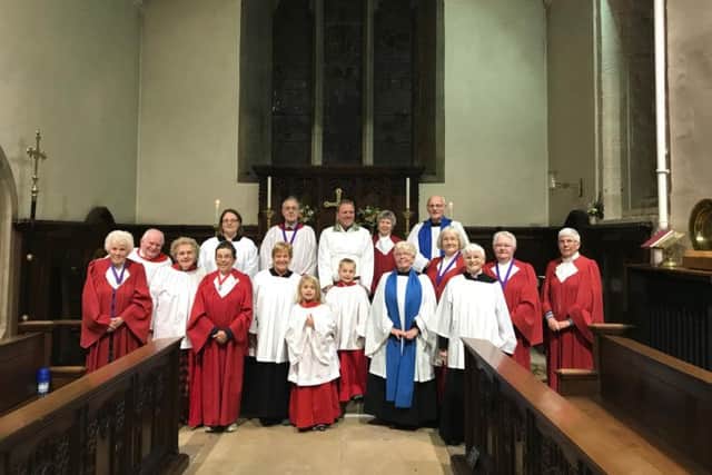 The choir at St Mary Magdalene Parish Church in Sutton in Ashfield