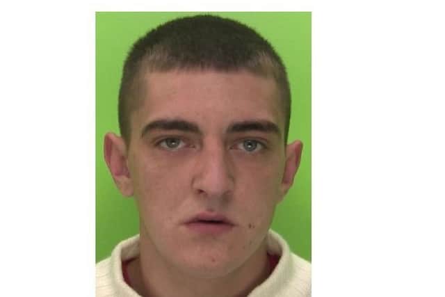 Owen Bush, 22, was jailed for 22 months.