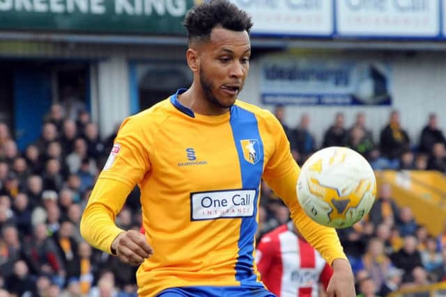 Mansfield Town v Exeter.
Matt Green.