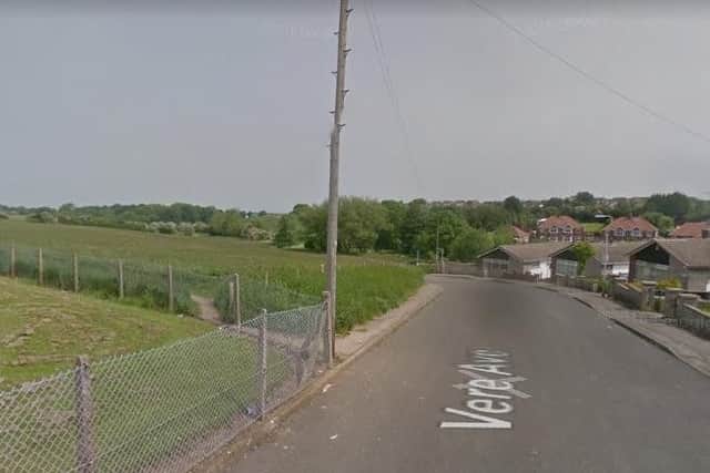 Land seen off Vere Avenue, Sutton.
