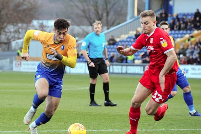 Action from Mansfield v Swindon.