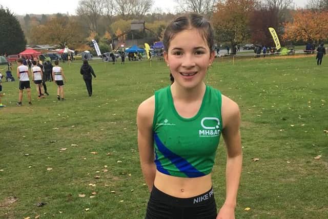 Nancy Britten, who produced her best run of the season for Mansfield Harriers.