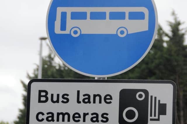 Bus lane.